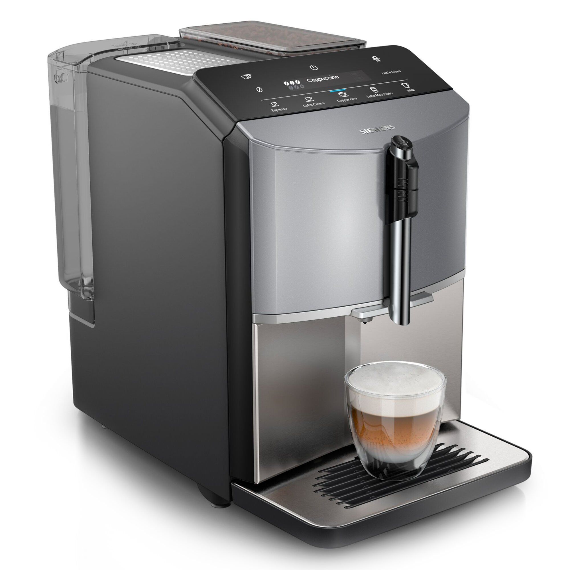 EQ300 Helautomatisk espressomaskin, rostfritt stål