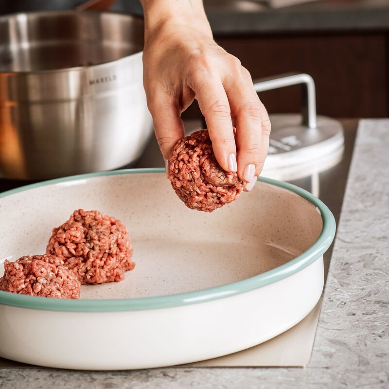 Pyöreä uunivuoka 28 cm, cream lux