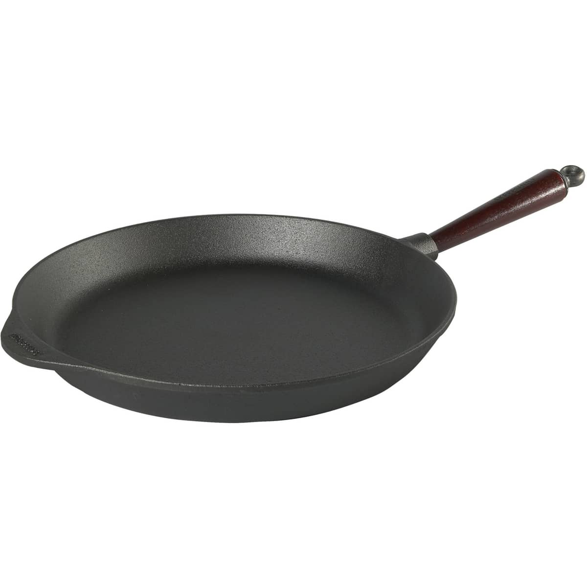 Stekpanna Gjutjärn 36 cm Trähandtag