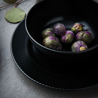 Skål 14,5 cm Svart Stengods