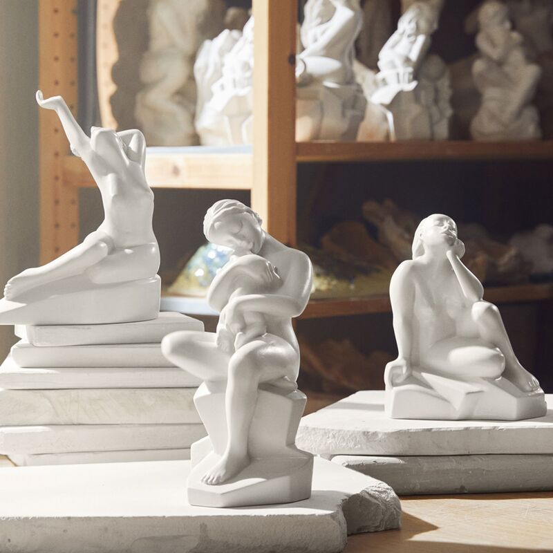 Heavenly Grounded prydnad, vit