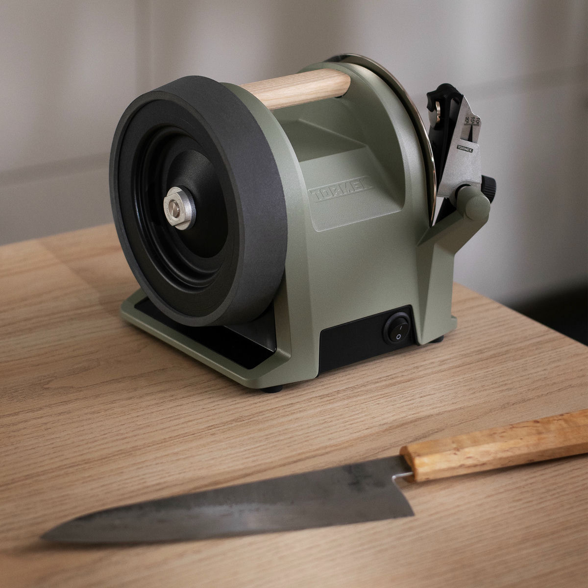 Tormek T-1 Kitchen Knife Sharpener, ash green