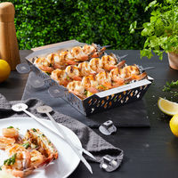 BBQ+ rektangulär grillkorg, medium