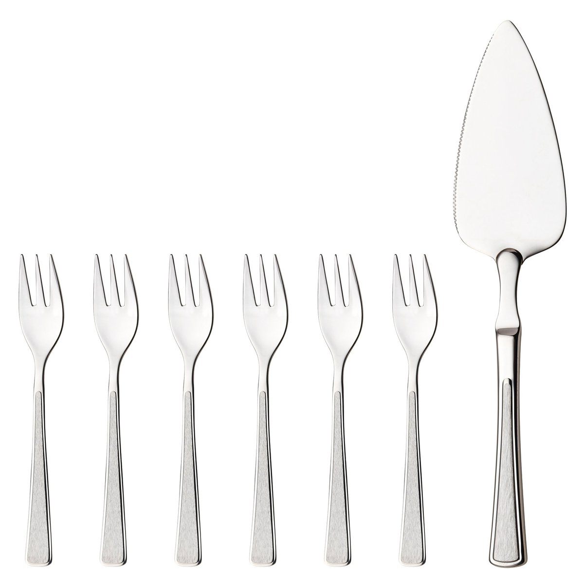 Ramona Kakebestikk 7 deler, Kakespade + 6 Gafler
