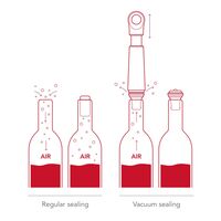 Wine Saver Loop viinipumppu, terra
