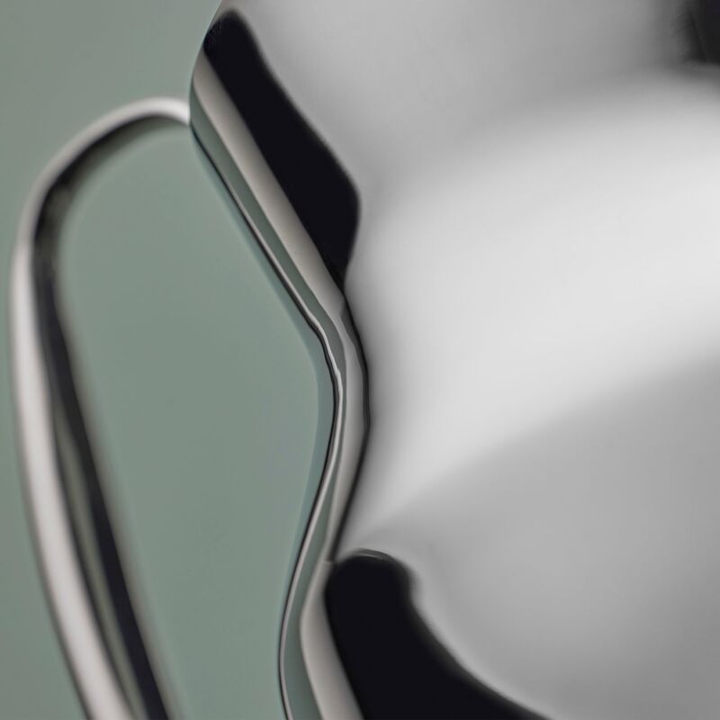 Dorotea karaffel 30 cm, polert stål