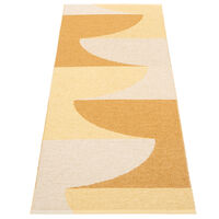 Pappelina Hill teppe 70 × 180 cm, ochre/yellow/cream