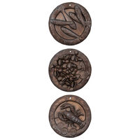 House Doctor Plate väggdekoration, brun