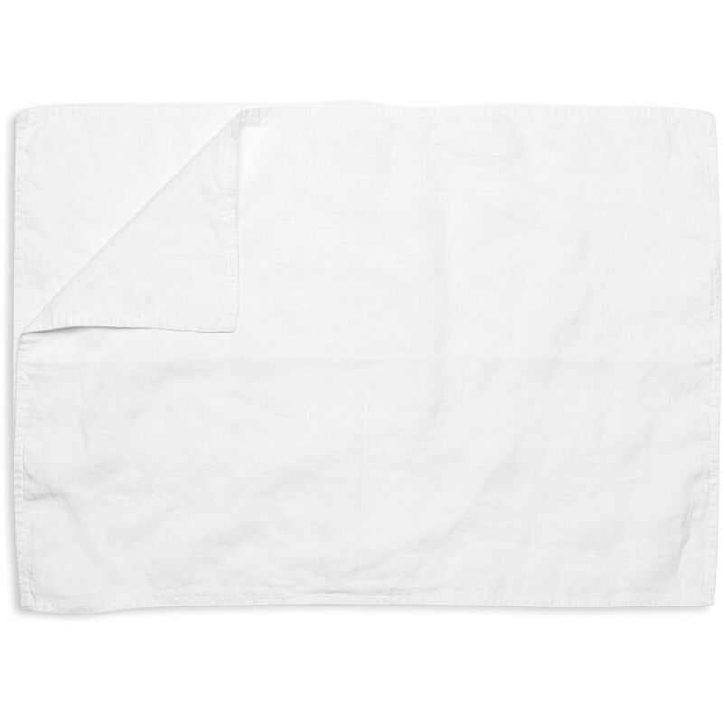 Bordbrikke 50x35 cm, bleached white