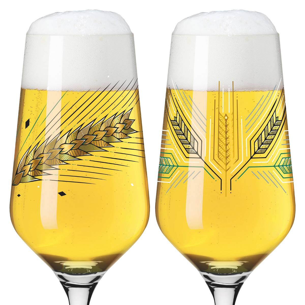 Brauchzeit pilsnerglas, 2 stk, #5&6