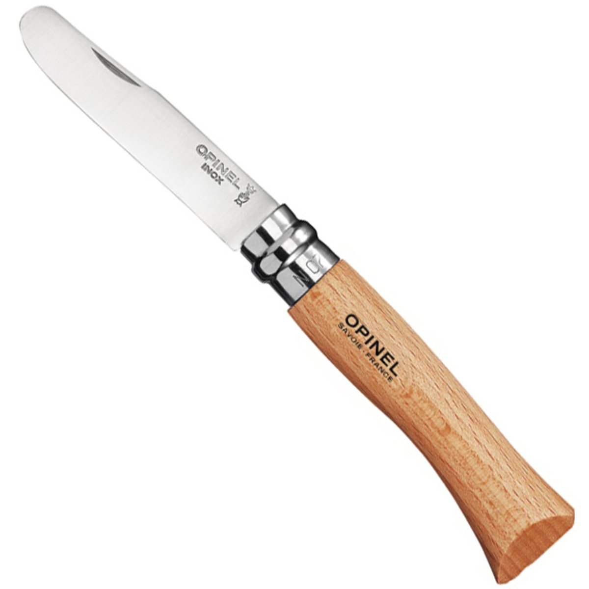 Barnefoldekniv No 7, 8 cm Bøk