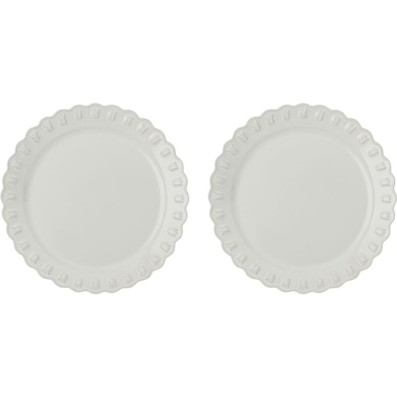 Tulipa tallrik 26 cm 2-pack, vit