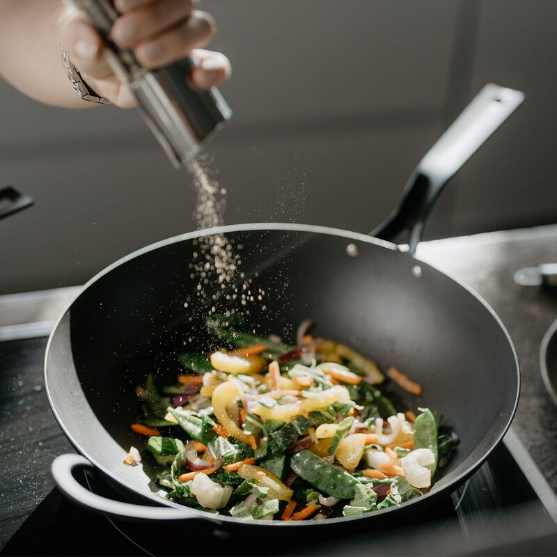 Blacksteel wok 33 cm