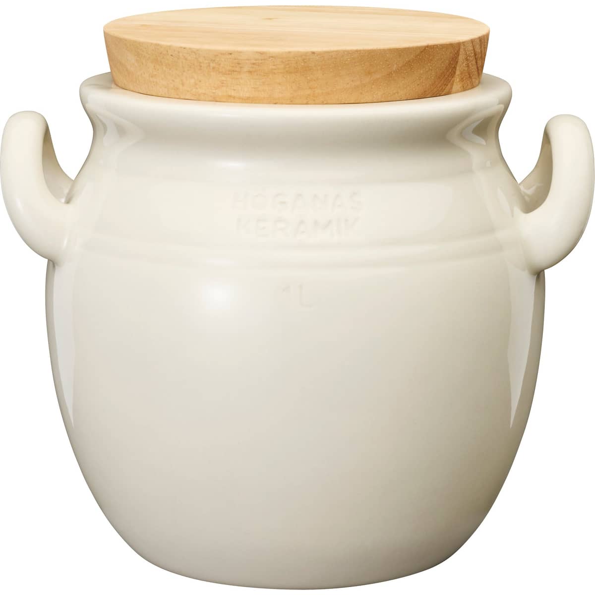 Krus, 1 liter, stengods, sand