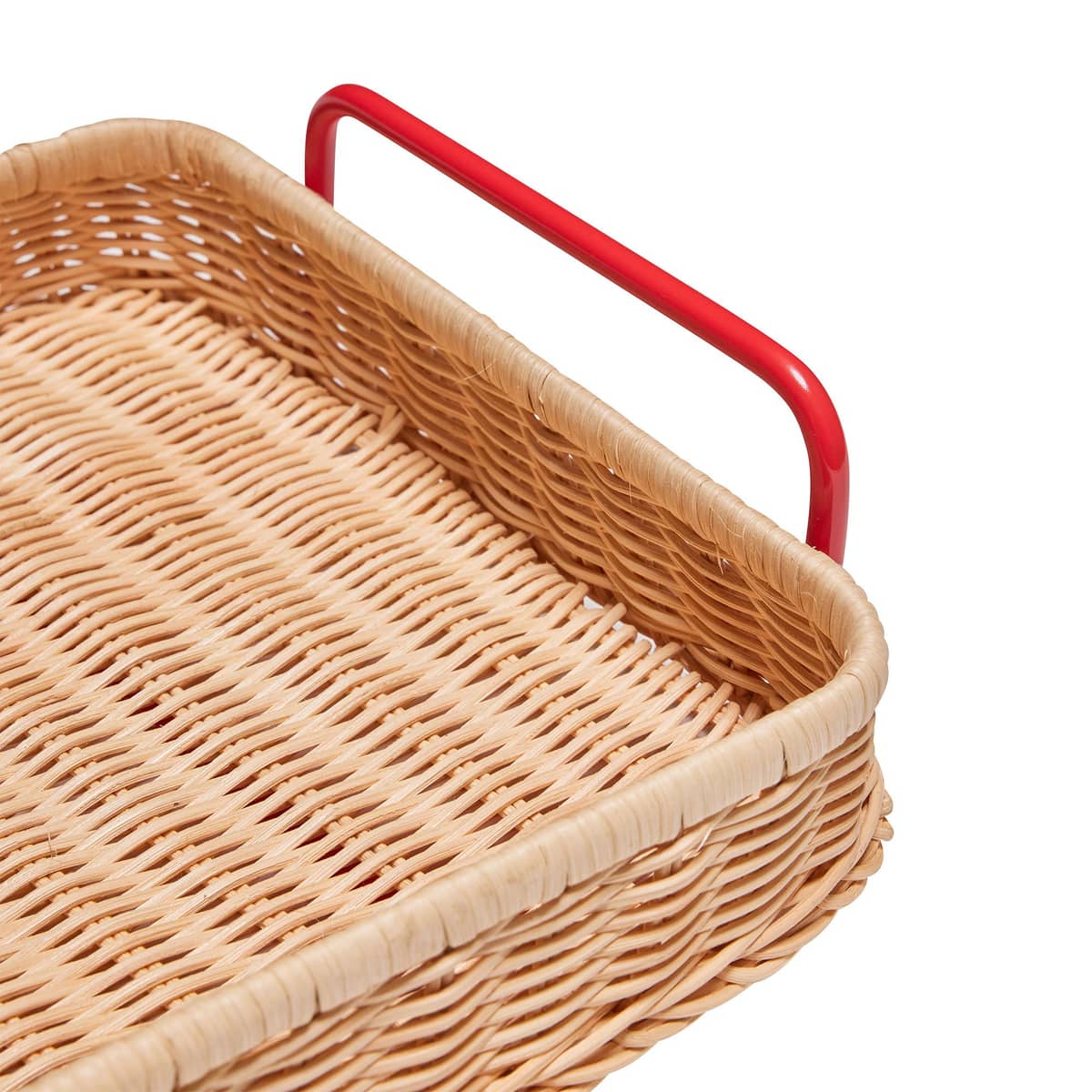 Splint bricka, röd/neutral