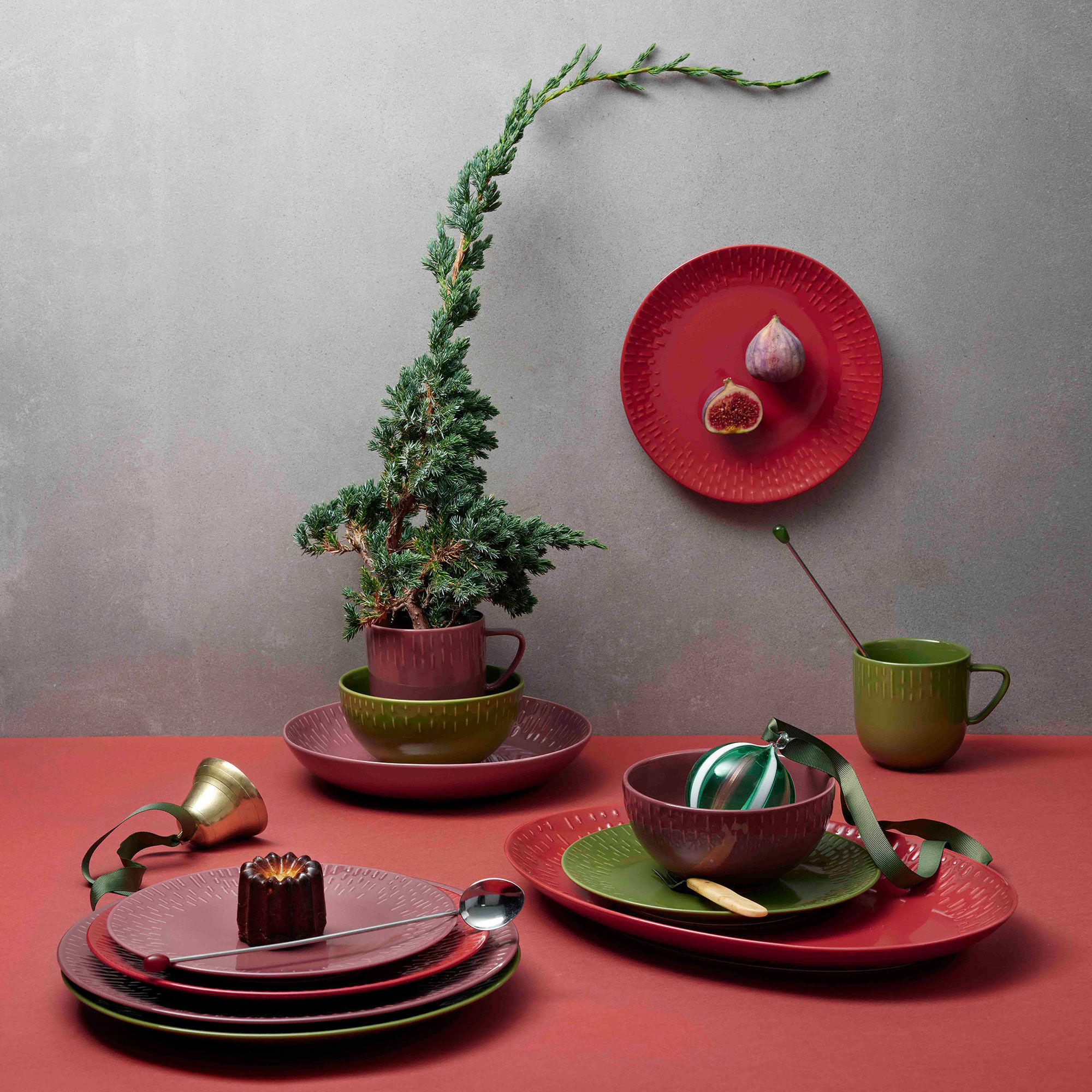 Confetti krus 35 cl, bordeaux