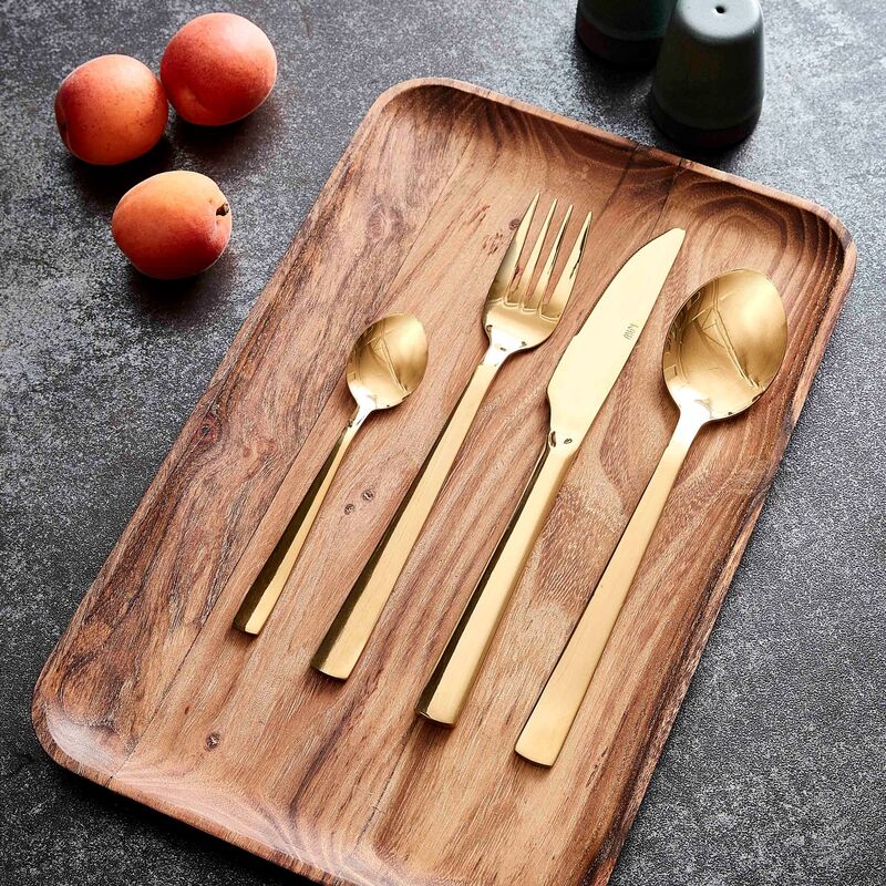 RAW bestiksæt, 24 dele, guld