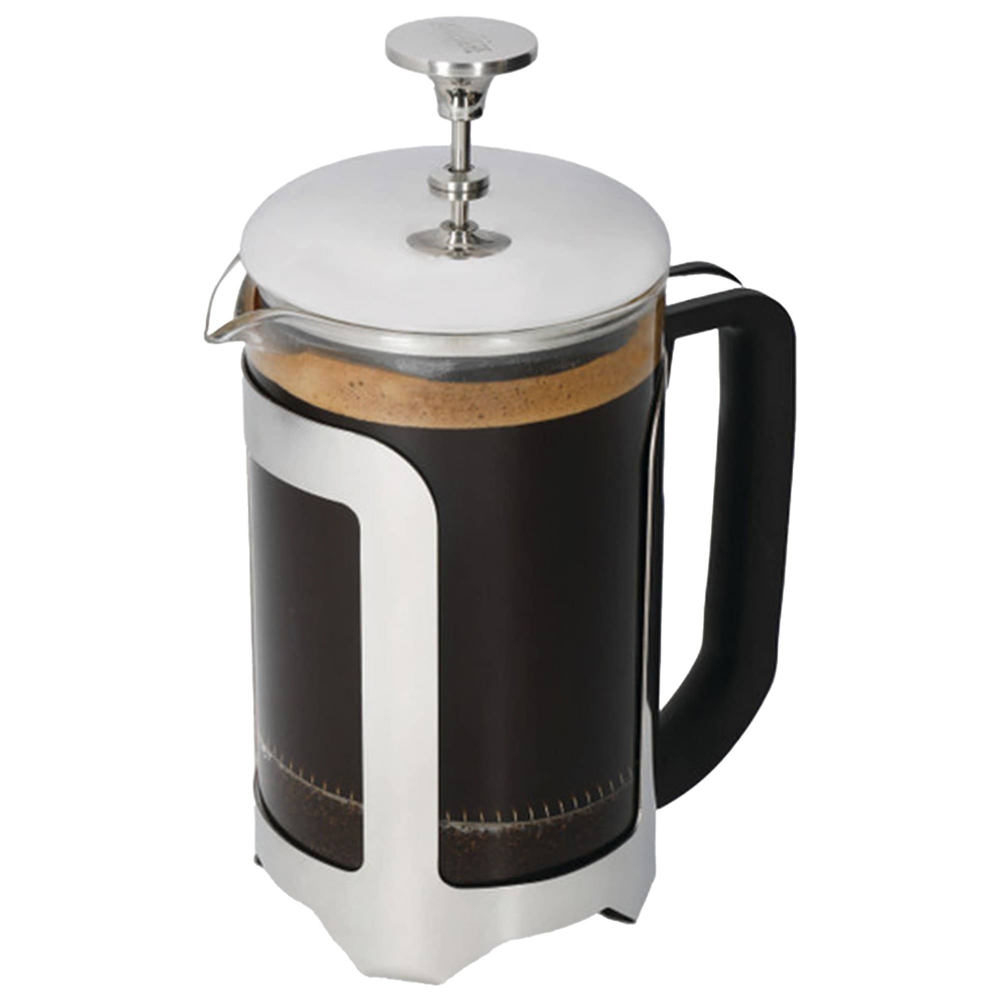 La Cafetire Roma Stempelkande 6 kopper, rustfrit stål