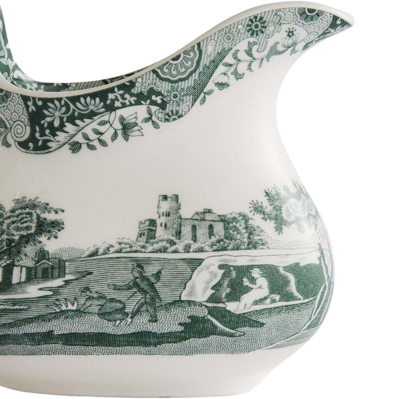 Heritage Green Italian maitokannu 22 cl, vihreä/valkoinen