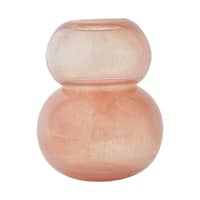 Lasi vas 23 cm, taupe