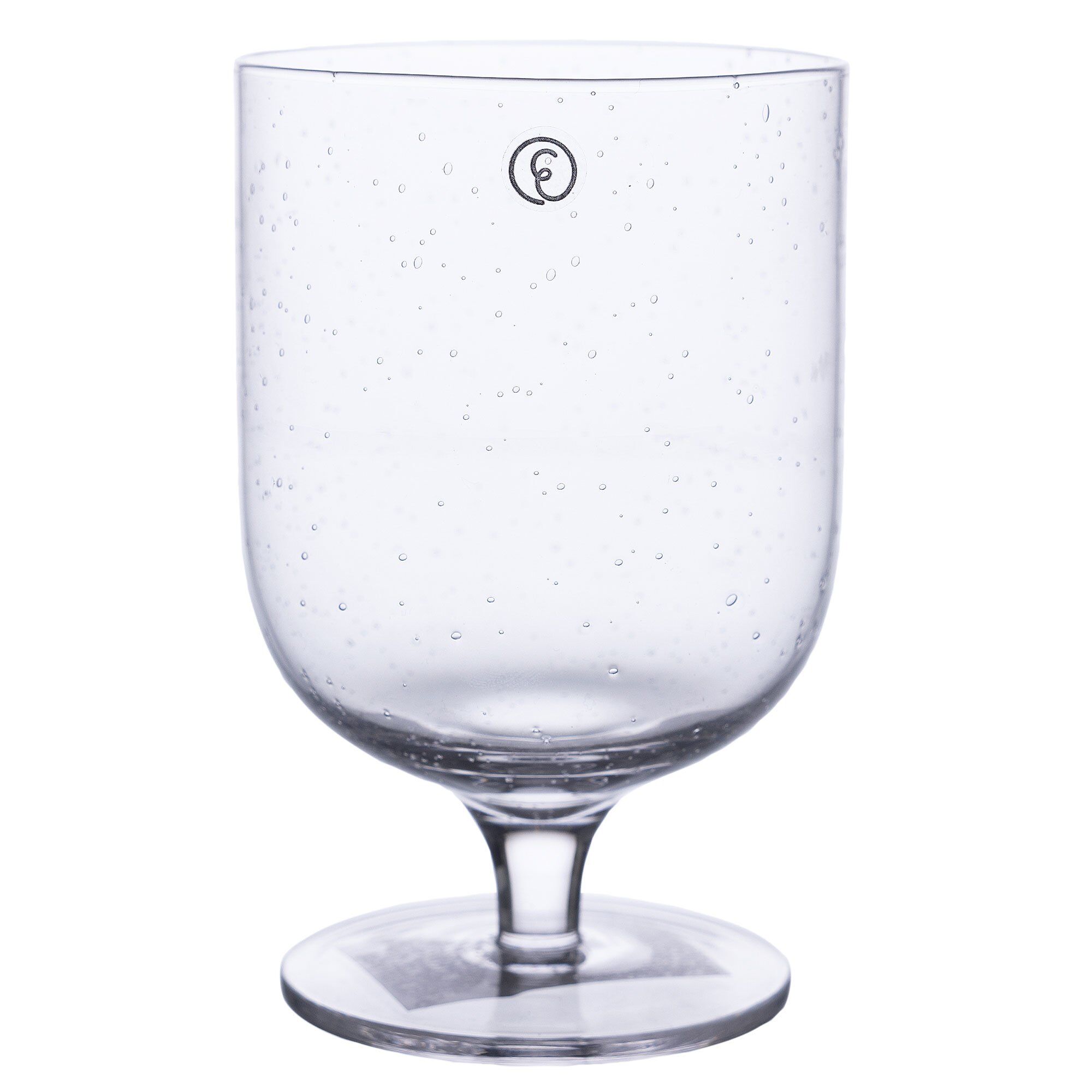 ERNST Ernst boblete drikkeglass på fot 30 cl 2 stk. Klar