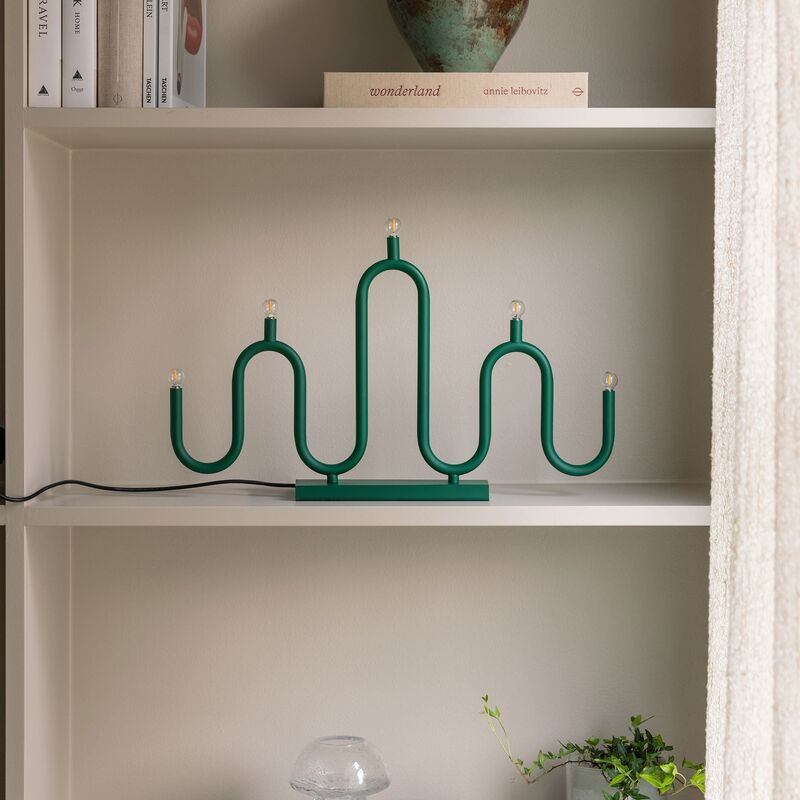 Noel adventslysestake, grønn