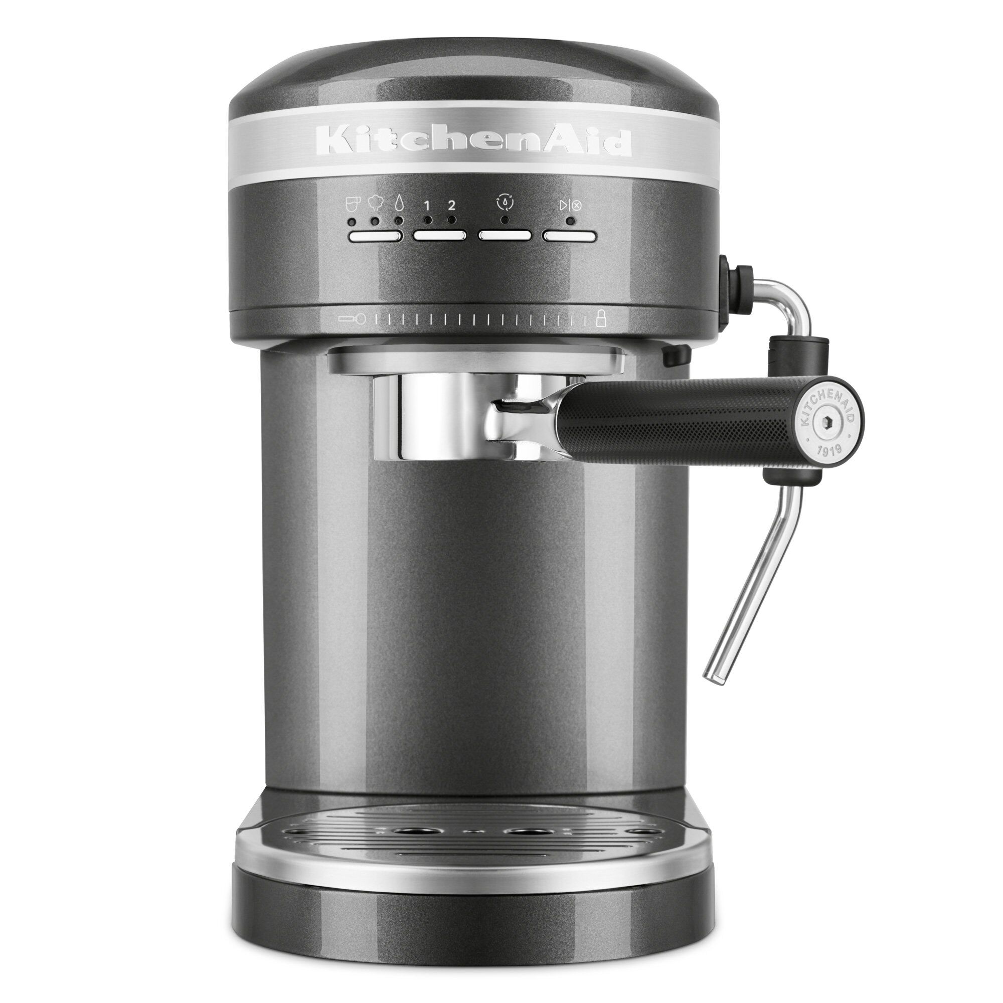 Alternativ bild 1 för KitchenAid Artisan 5KES6503 espressomaskin, medallion silver