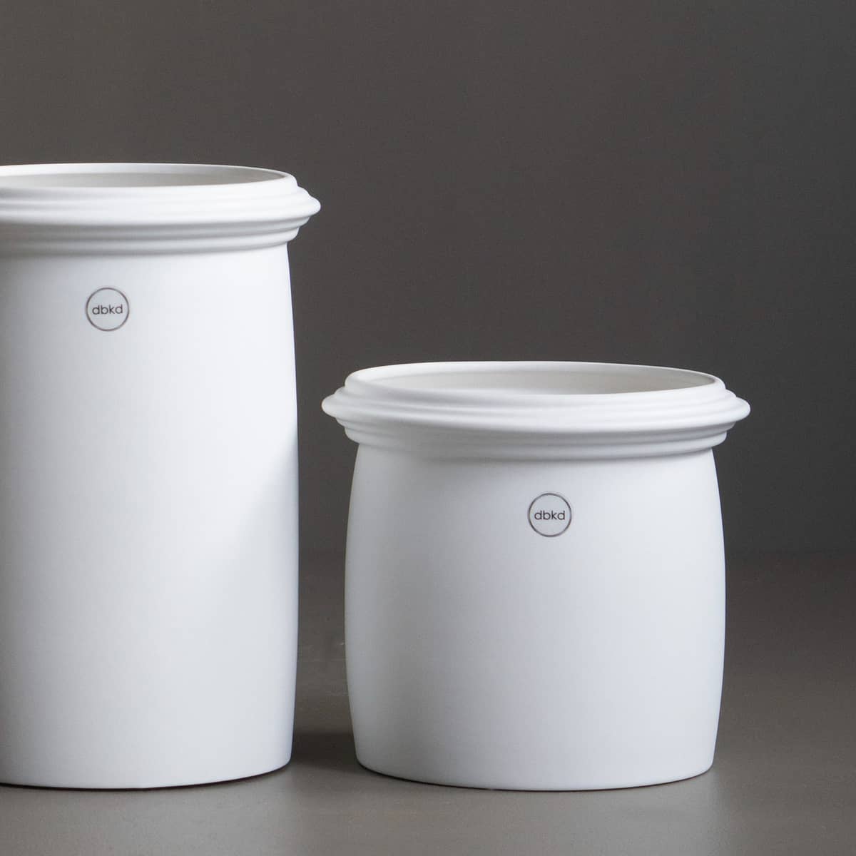 Kruset ruukku, small, matte white