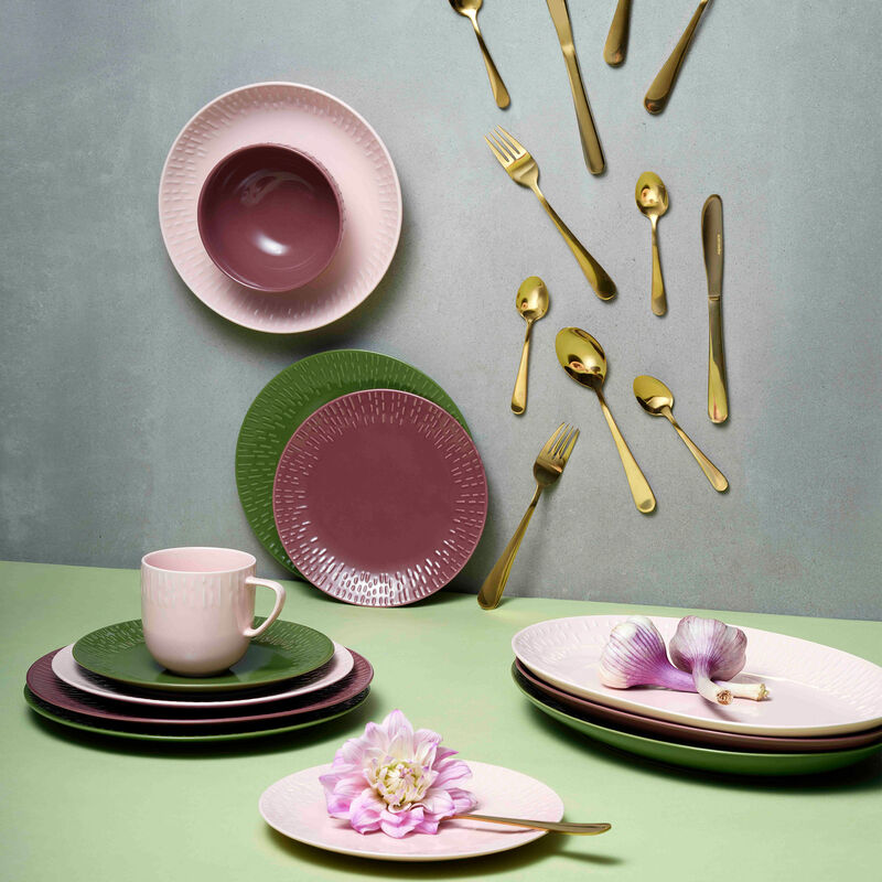 Confetti soikea vati 36 × 25,5 cm, olive