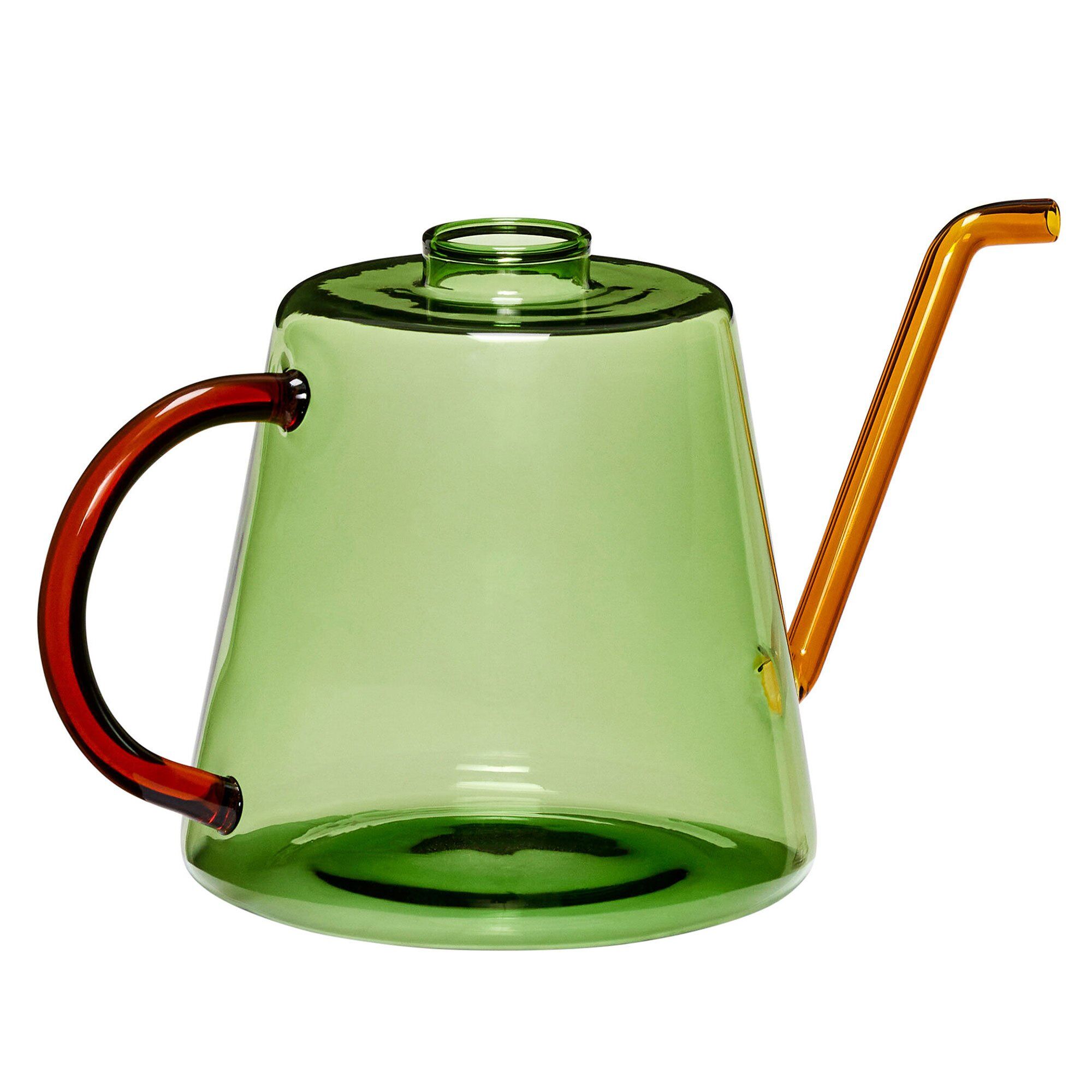 Hübsch Flora vandkande, 23 cm, grøn/rav