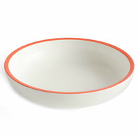 Sobremesa serveringsskål, small, vit/röd