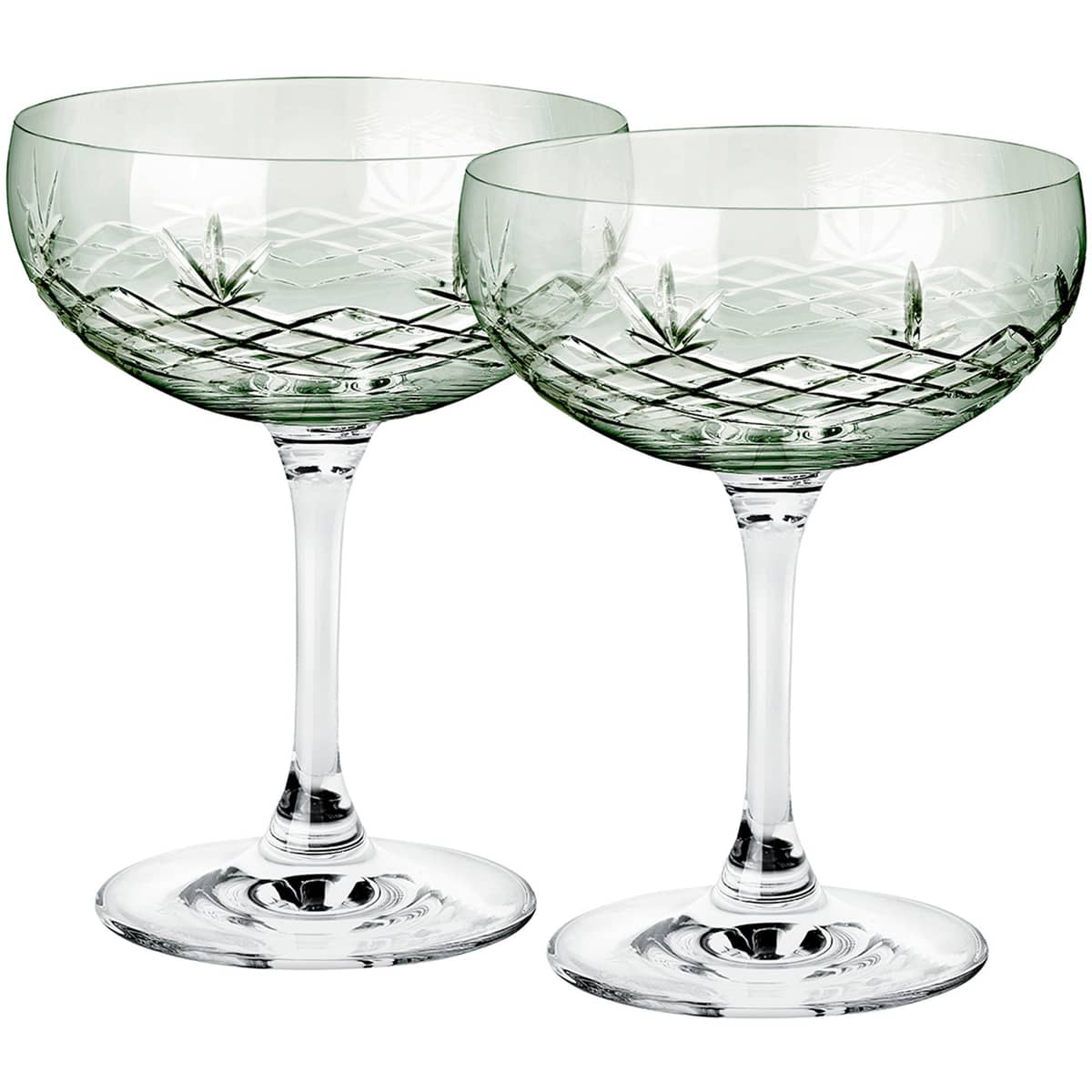 Crispy Gatsby Champagneglas, emerald