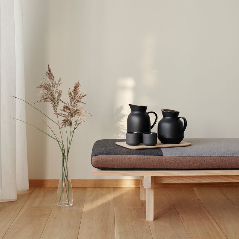 termoskanna 1 liter, kaffe, soft black