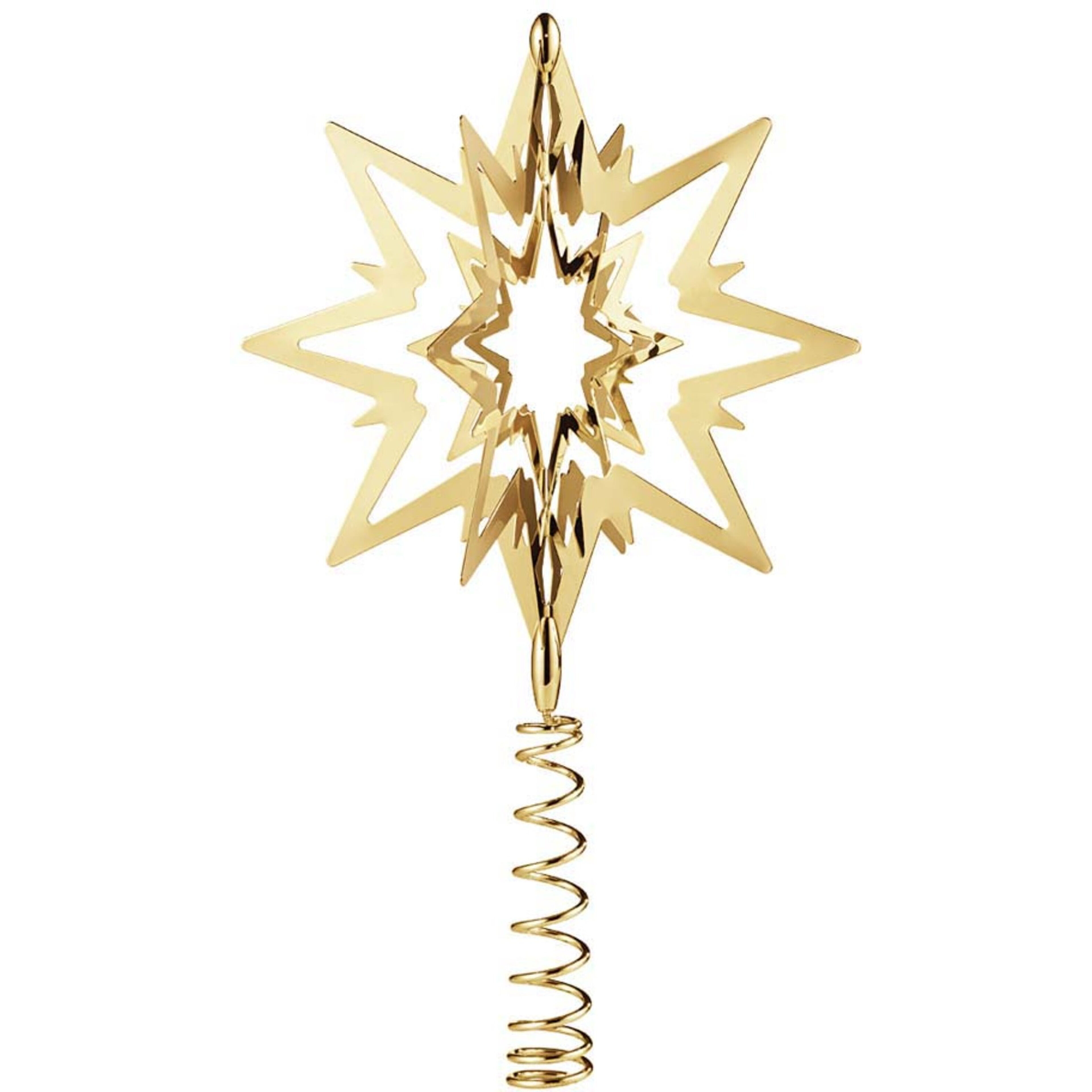 Star Julgransstjärna Liten Förgylld