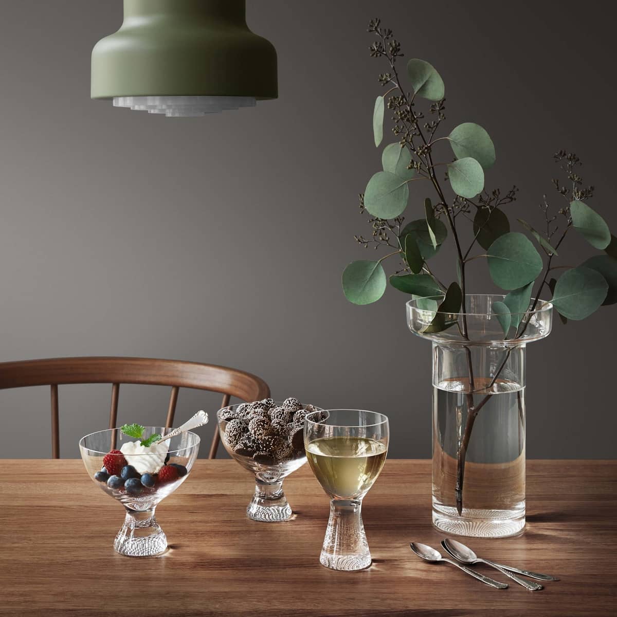 Limelight Vase 23 cm, Gjennomsiktig