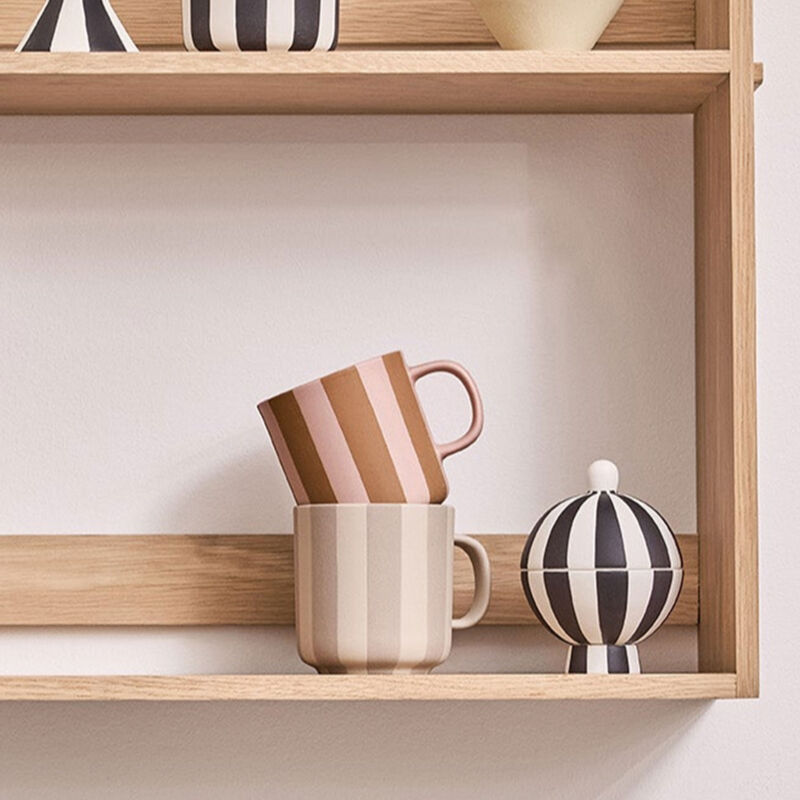 OYOY Toppu mugg, caramel/rose