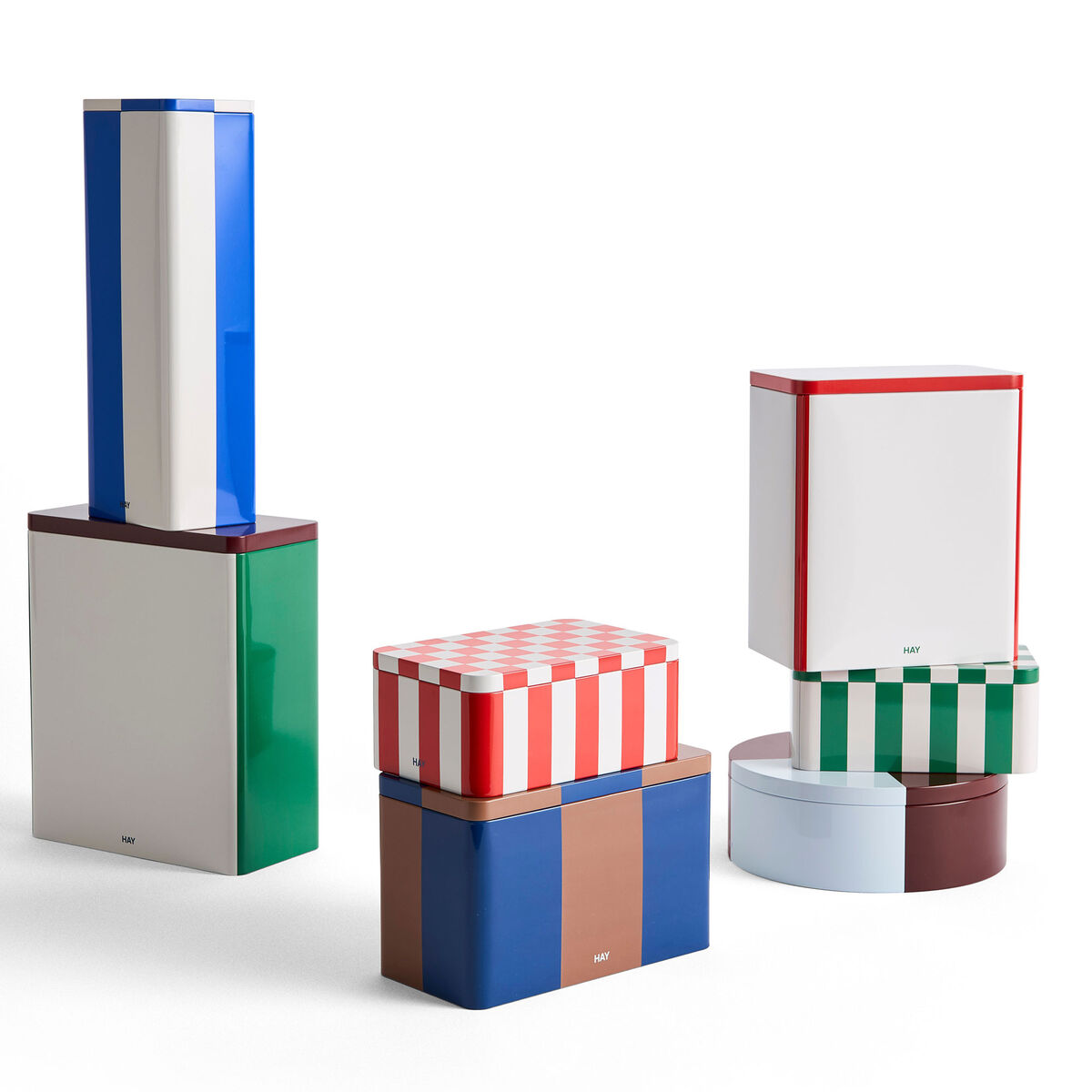 Hay Säilytyspurkki Metalli M Brown Midnight Blue