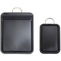 Skærebræt 2-pak, sort