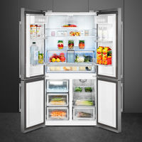 FQ60XDAIE Kyl/Frys Rostfri 182CM