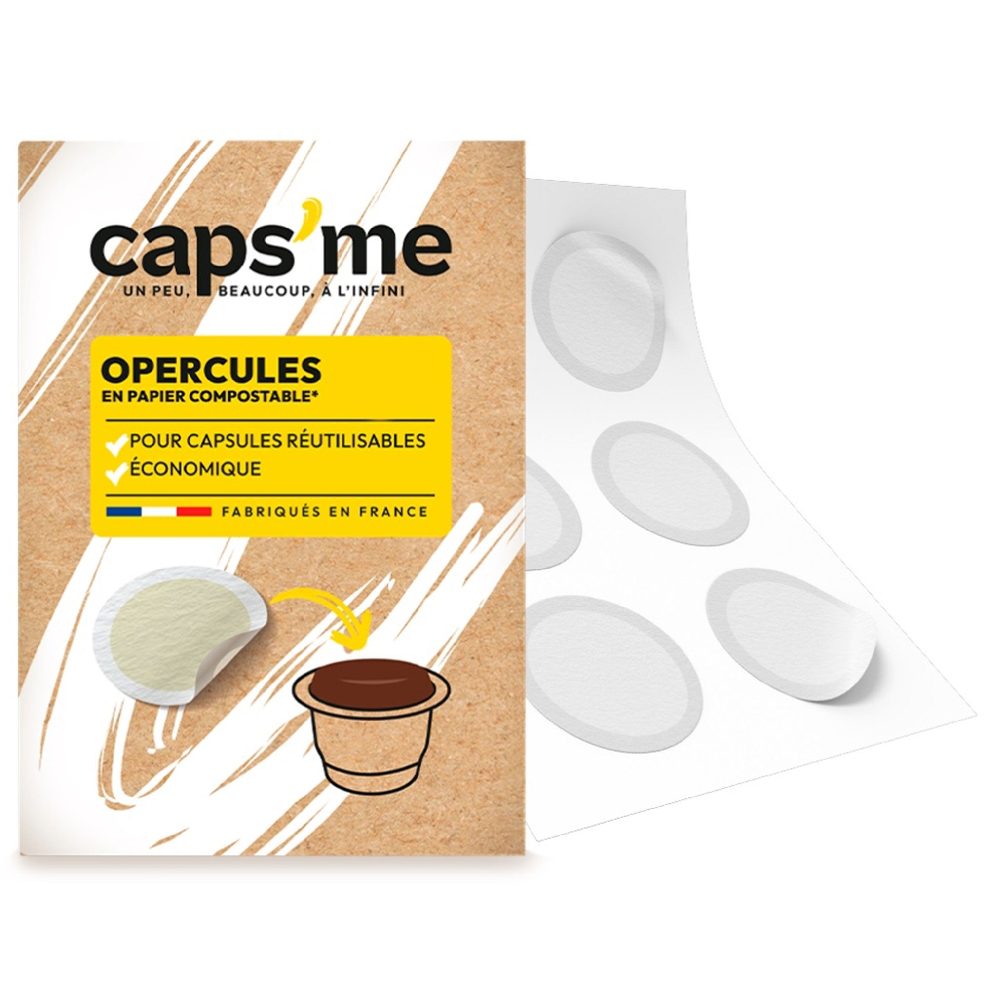 Täytä paperikansi, valkoinen