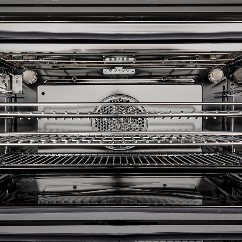 PRO96L1ENET Professional gasspis med singelugn, 90 cm, svart