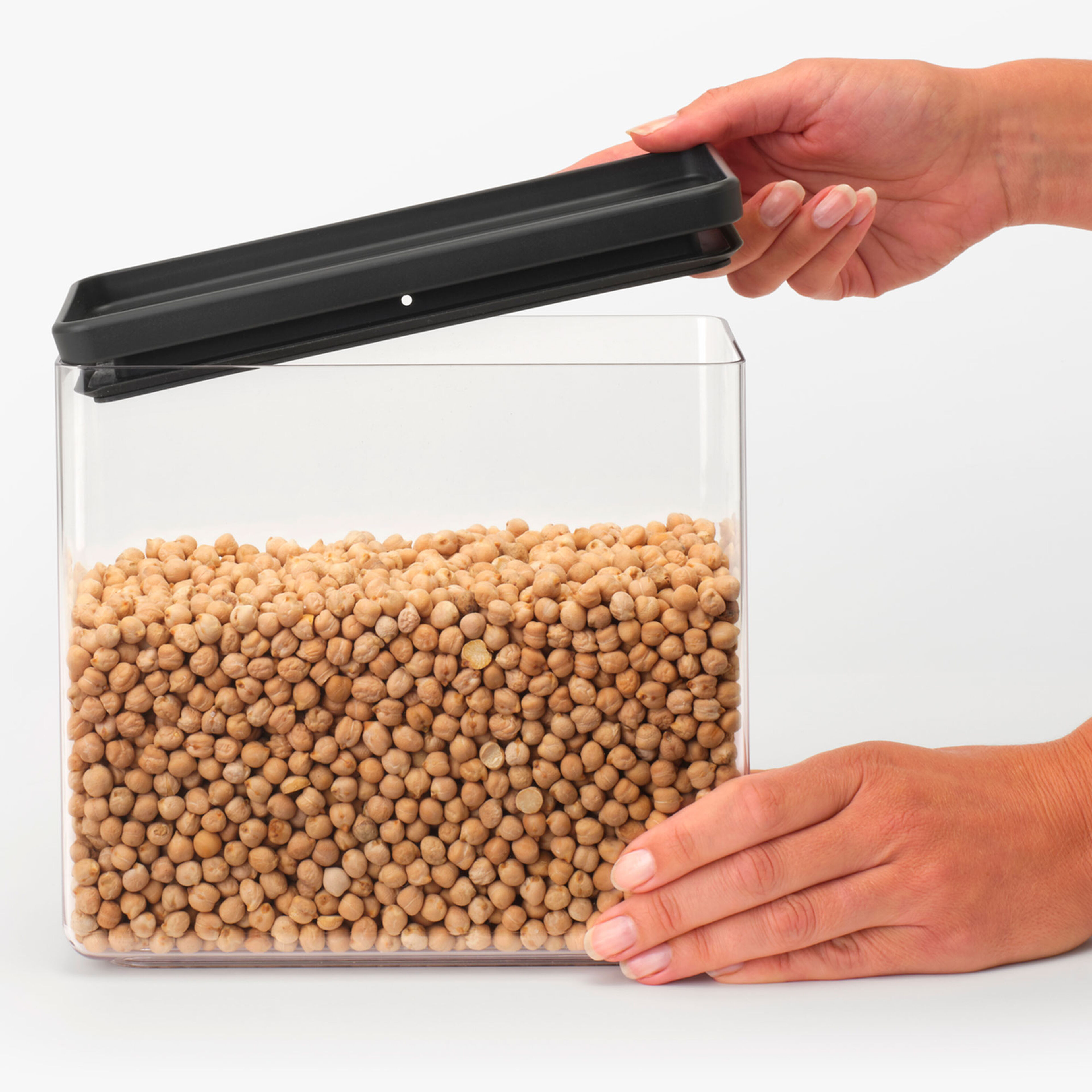 Tasty+ stabelbar beholder 3,5 liter, mørkegrå