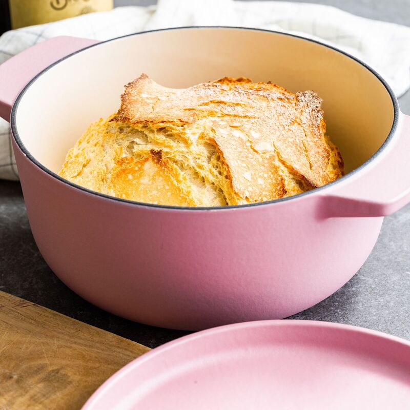 Støbejernsgryde 22 cm/3,3 liter, dried rose