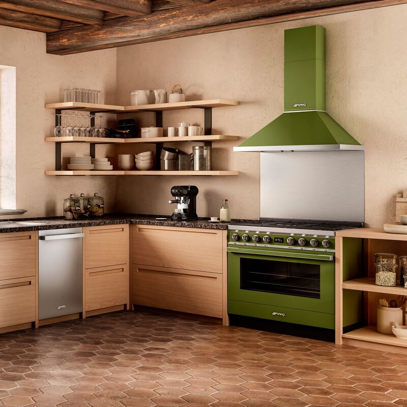 KPF9OG Portofino emhætte 90 cm, grøn