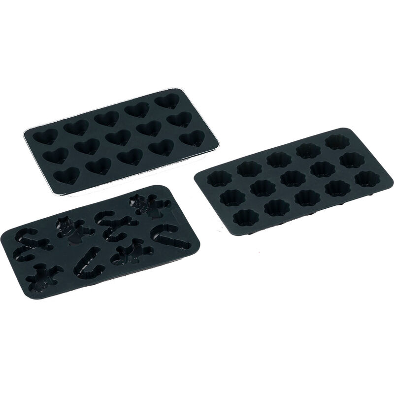 Sjokoladeformer i silikon - 3 stk