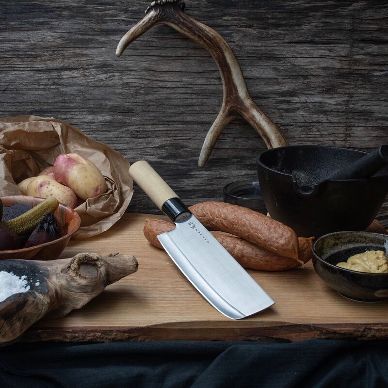 Houcho Grønnsakshakke Magnoliahåndtak 17 cm