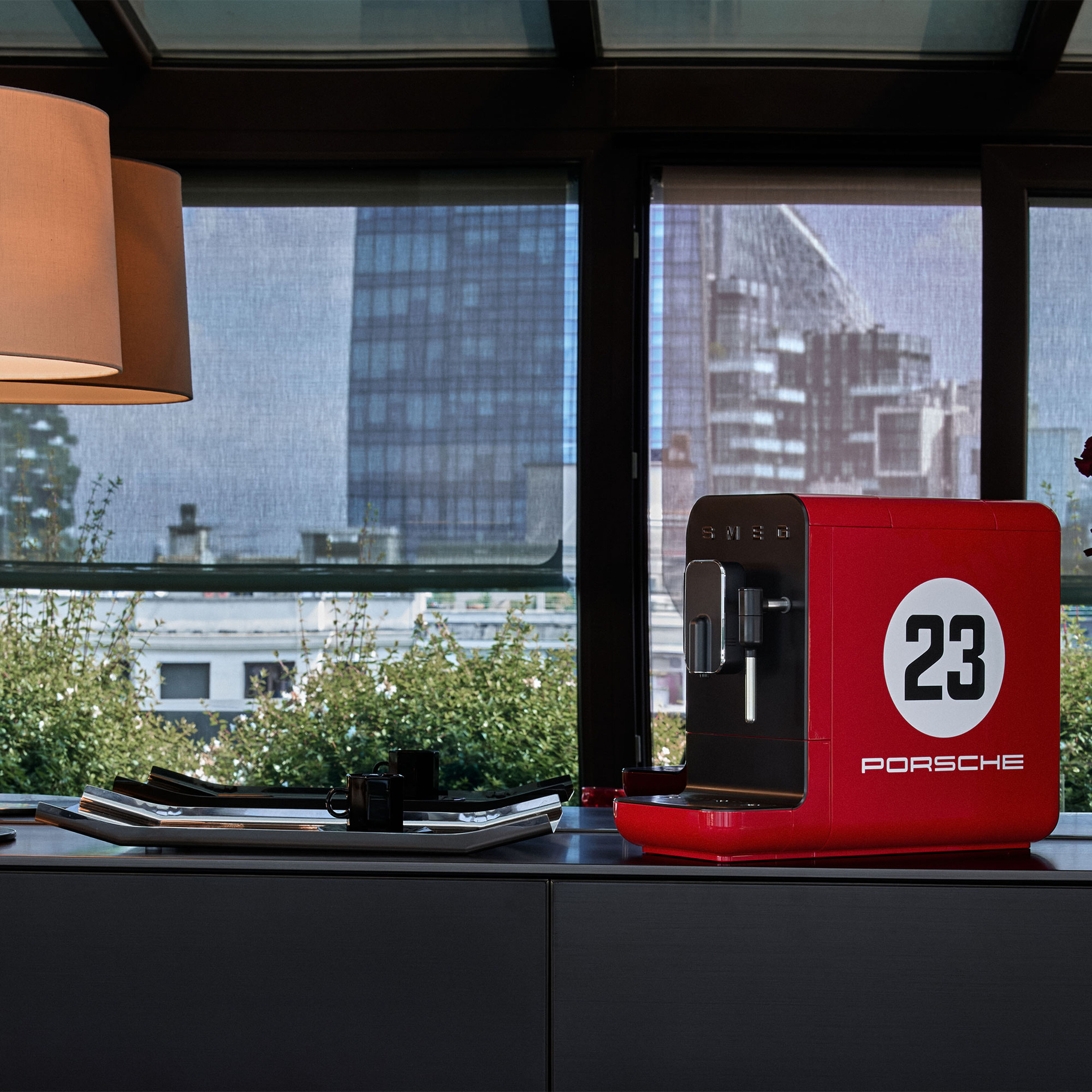 Porsche Limited Edition kaffemaskin 1,4 liter, Salzburg Red