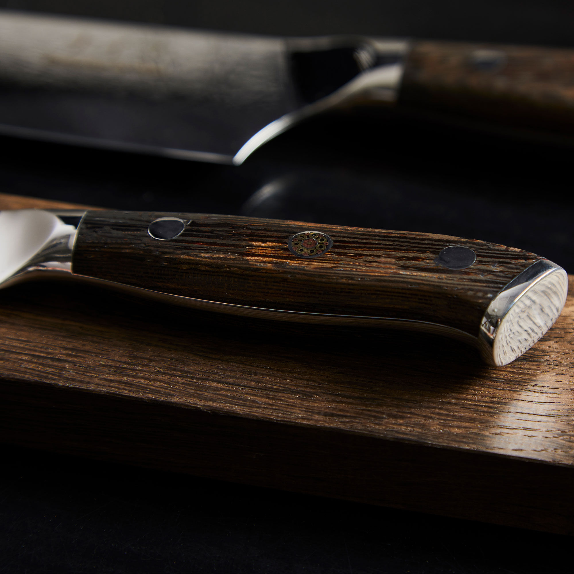 Wengè kockkniv 32 cm + grönsakskniv 30 cm