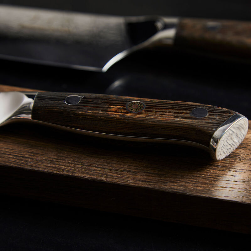 Wengè knivsett 2 deler, kokkekniv 32 cm + grønnsakskniv 30 cm