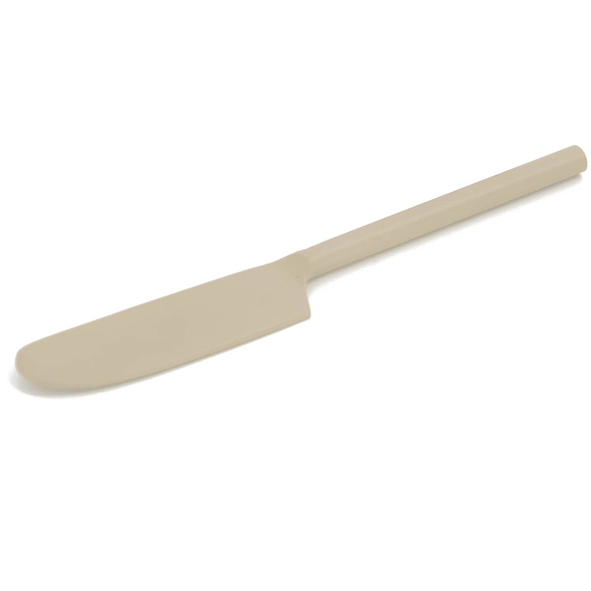 Metall smørkniv beige